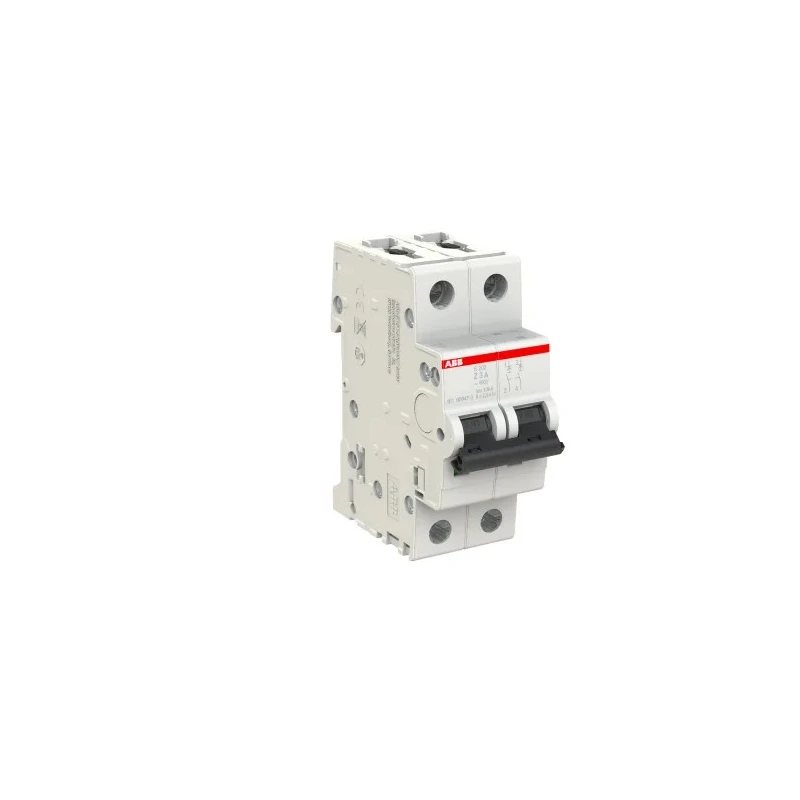 ABB System Pro M Compact S200 Miniature Circuit Breaker, 2-Pole, 3A, Type Z, 400V AC, 125V 2CDS252001R0318 S202 Z 3A - 10 KA