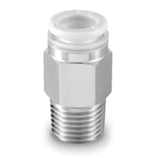 SMC KP Series Pneumatic Fitting 4mm Push-in Male Thread M5 KPQH04-M5