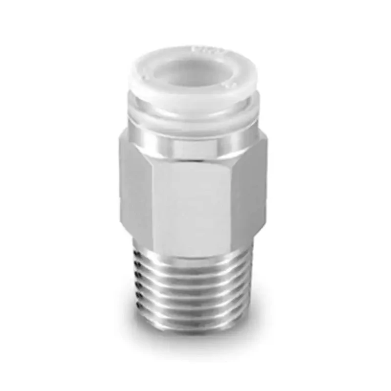 SMC KP Series Pneumatic Fitting 4mm Push-in Male Thread M5 KPQH04-M5