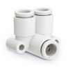 SMC KQ2 Series Brass Pneumatic Elbow Fitting KQ2LU12-00A, RoHS Compliant, Brass Finish, Japan Origin