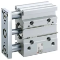 SMC Pneumatic Guided Cylinder 32mm Bore, MGP Series, 50mm Stroke, Double Acting, Aluminium Alloy MGPM32-50AZ