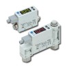 SMC Integrated Display Flow Switch for Air, 1L/min Min, 50L/min Max, 24V DC, 750kPa, Model PFM7