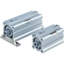 SMC 35 mm Pneumatic Cylinder Double Acting Through Hole Mount Air Cushion Aluminium Alloy Body RDQB50TF-100