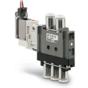 SMC Pneumatic Solenoid Valve Base Mount 5 Port 24V 0.35W Power Die Cast Zinc S0725-5MO