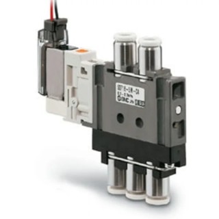 SMC Pneumatic Solenoid Valve Base Mount 5 Port 24V 0.35W Power Die Cast Zinc S0725-5MO