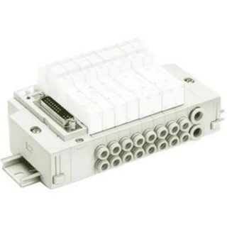 SMC SY3000 Series 6 Station R Thread Manifold Die Cast Aluminium Body for SY Series Valves SY3000