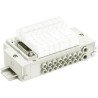 SMC SY3000 Series 6 Station R Thread Manifold Die Cast Aluminium Body for SY Series Valves SY3000