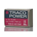 TRACOPOWER DC/DC Converter 12V DC, 666mA, 75V DC Input, 18V Input, 8W, Through Hole Mount TEN 8-4812WI