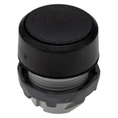 ABB MP2 Series Black Maintained Push Button Head 22.5 mm Cutout Diameter IP66 1SFA611101R1006 MP2-10B