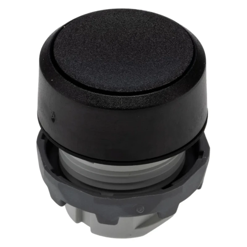 ABB MP2 Series Black Maintained Push Button Head 22.5 mm Cutout Diameter IP66 1SFA611101R1006 MP2-10B