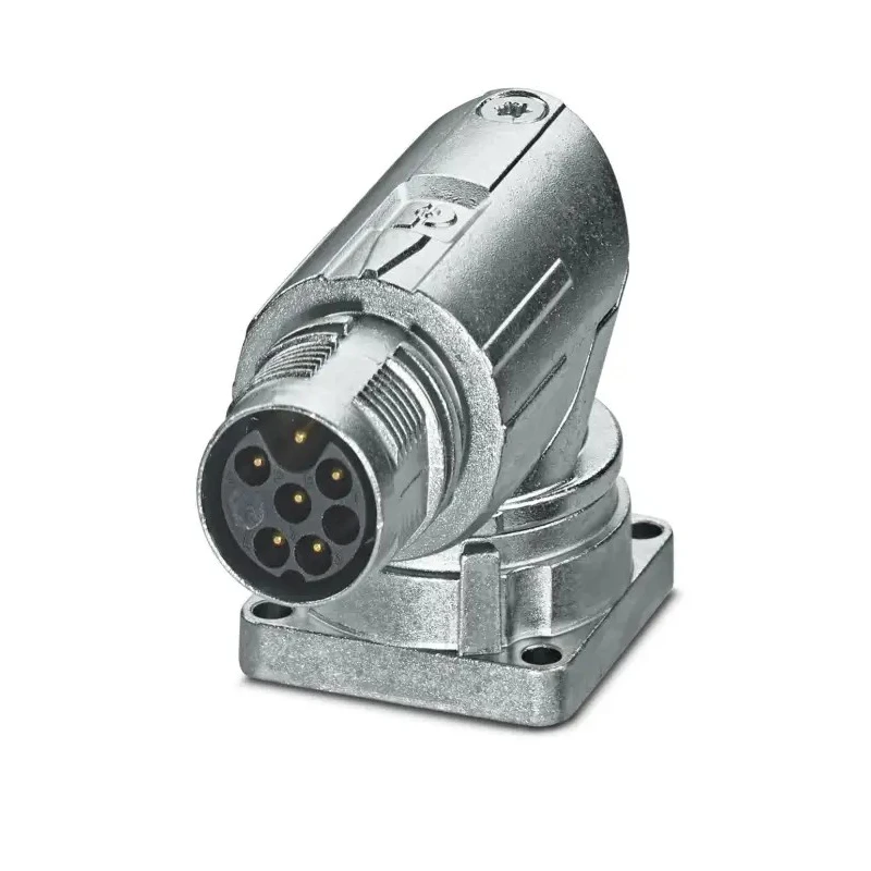 Phoenix Contact Industrial Circular Connector M17 Plug Male Front Mount 6 Contacts 14A IP66 IP68 6kV 1628515
