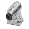 Phoenix Contact Industrial Circular Connector, 17 Contacts, Front Mount, Plug, Male, IP66 and IP68, M17 PRO Series 1628521