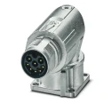 Phoenix Contact Industrial Circular Connector Plug Male Front Mount 8 Contacts M17 60V 8A IP66 IP68 M17 PRO Series 1628527