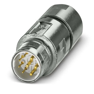 Phoenix Contact Circular Connector, 8 Contacts, Cable Mount, M23 Size, Plug Male, IP66/IP68, 30A, 630V, Crimp 1628784