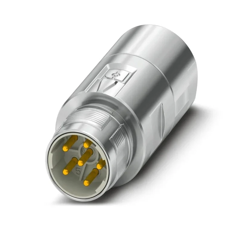 Phoenix Contact Industrial Circular Connector 6 Contacts Cable M23 Plug Male IP66, IP68 630V 30A M23 PRO 1628790