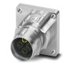 Phoenix Contact Circular Connector Socket, 4 Contacts, Female, Front Mount, M17 Size, 630V, 25A, IP66 IP68, M17 PRO 1628921
