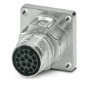 Phoenix Contact Industrial Circular Connector 17 Contacts Front Mount Plug Male IP66 IP68 60V 3.6A M17 PRO Series 1628926