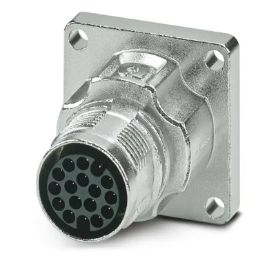 Phoenix Contact Industrial Circular Connector 17 Contacts Front Mount Plug Male IP66 IP68 60V 3.6A M17 PRO Series 1628926