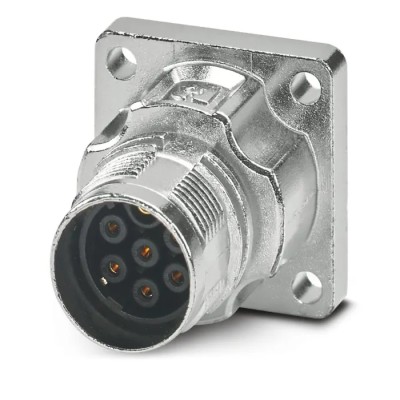 Phoenix Contact Circular Connector, 7 Contacts, Front Mount, Socket Female, IP66/IP68, 630V, 14A, M17 PRO Series 1628915