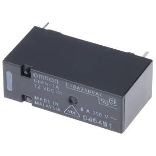 Omron PCB Power Relay 12V DC Coil 8A Switching Current SPST G6RN-1A DC12