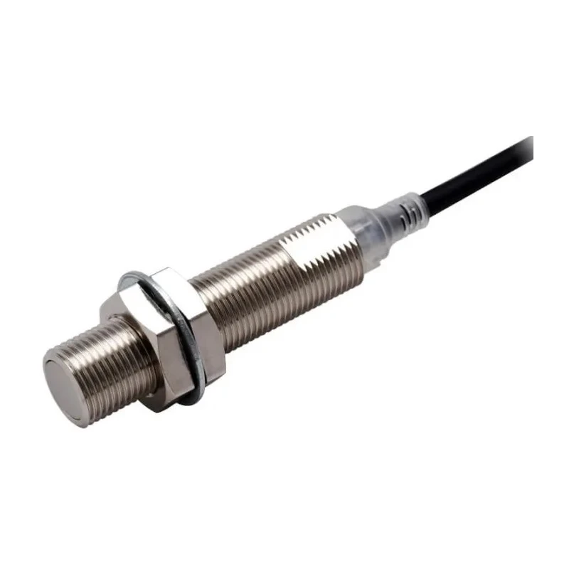 Omron Threaded Barrel Inductive Proximity Sensor M12, NPN Output, 30V DC, 4 mm Detection, 200 mA, IP67 E2E-X4C1L12 2M