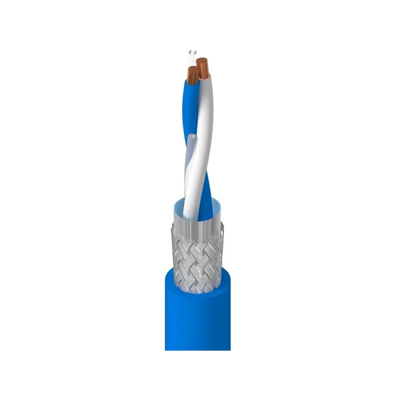 Belden Ethernet Cable 500 m Screened Low Smoke Zero Halogen Blue 300V 74031NH-C500