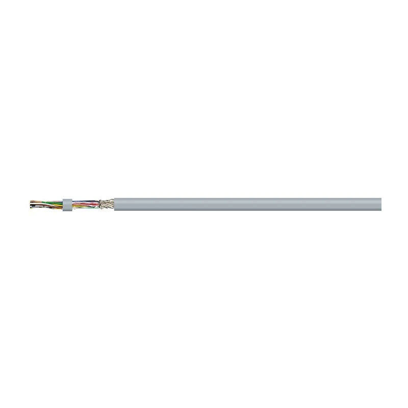 AXINDUS LIYCY-P Screened Stranded Control Cable 4 Cores 0.5mm² 20 AWG 100m Grey Polyvinyl Chloride Sheath MCP250