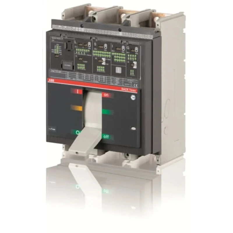 ABB Tmax Molded Case Circuit Breaker 3-Pole 800A Breaking Capacity 200 kA Fixed 690V AC 1SDA062675R1 T7L 800A PR232-LSI FF