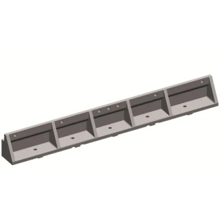 ABB ZX Series Metal Busbar Holder for Use with TriLine 65 mm x 550 mm x 65 mm 2CPX046077R9999
