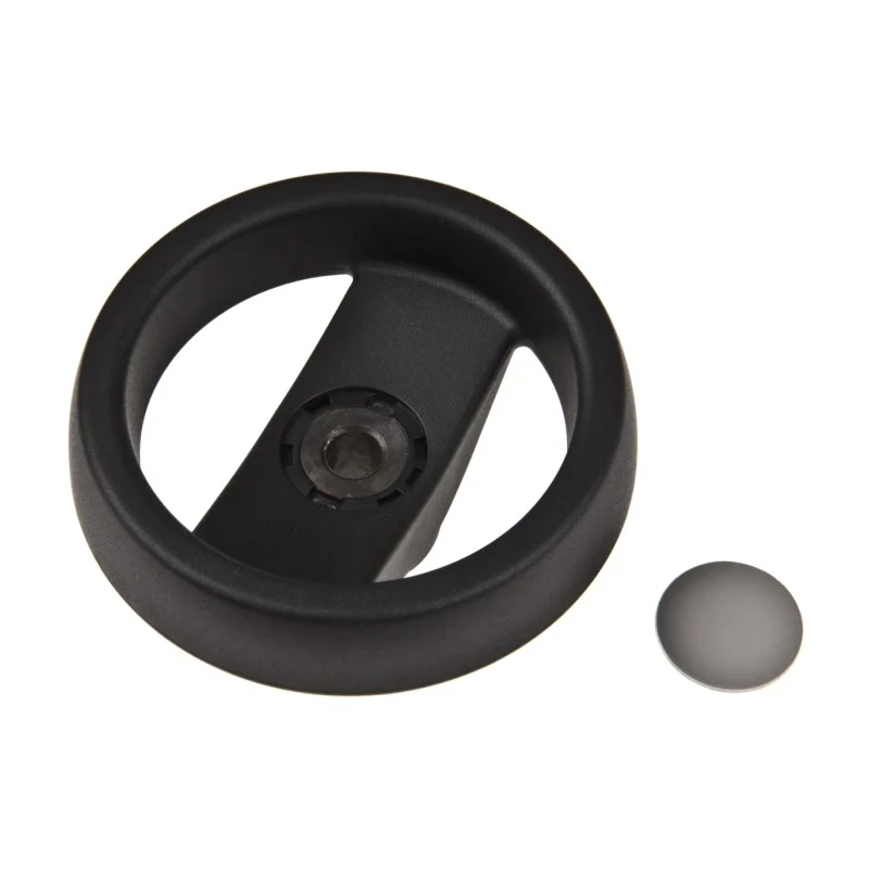 RS PRO Black Polymer Hand Wheel with Steel Insert, 80 mm Diameter 170-727