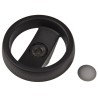 RS PRO Black Polymer Hand Wheel with Steel Insert, 80 mm Diameter 170-727