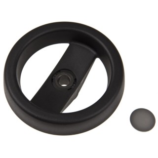 Elesa Black Technopolymer Hand Wheel, 99 mm Diameter 78511