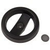 Elesa Black Technopolymer Hand Wheel, 99 mm Diameter 78511