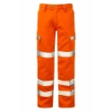 PULSAR Men's Hi Vis Trouser Orange Yellow Waist 28-54 in PR336R