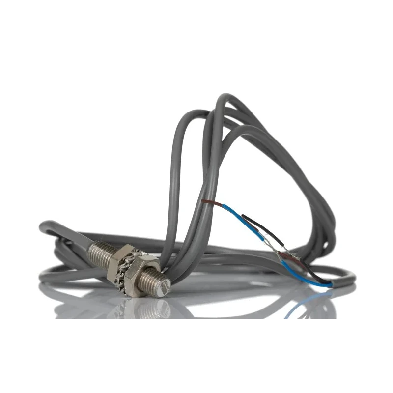 RS Pro Threaded Barrel Inductive Proximity Sensor M8 IO-Link 30V AC/DC 2mm Detection 100mA 237-7269