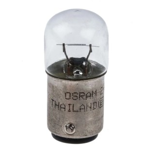 Osram Automotive Incandescent Lamp Clear BA15D Base 24V 5W 80h Lifespan BA15D