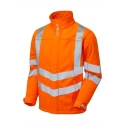 PULSAR Hi Vis Jacket Orange Unisex Size L 100% Polyester Soft Shell Windproof Zipper Closure PR535-L