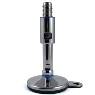 RS PRO Stainless Steel 100 mm Diameter Adjustable Foot M20 Thread, 2500 kg Static Load Capacity, 15° Tilt Angle 237-8185