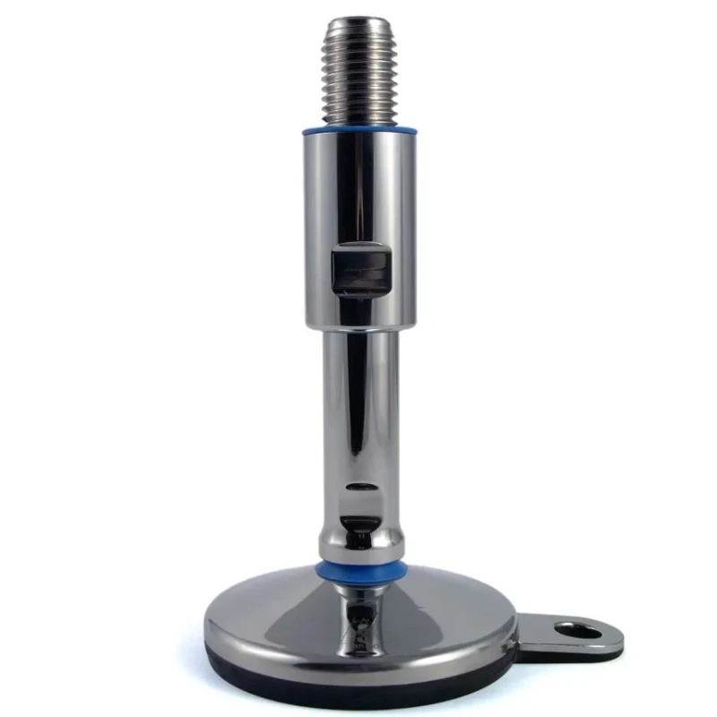RS PRO Stainless Steel 100 mm Diameter Adjustable Foot M20 Thread, 2500 kg Static Load Capacity, 15° Tilt Angle 237-8185
