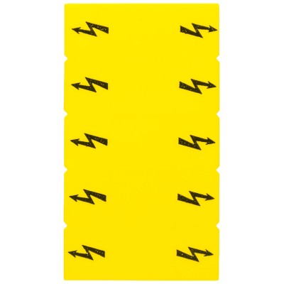 Siemens Yellow Inscription Label for Terminal Block Standard Labelling System 8.2 mm Width 8WH9064-5BA06