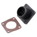 Hirschmann Circular Connector CM Copper Straight 4 Way Panel Mount MIL Spec Circular Connector 932449100 CM 02 E 14S-2 P