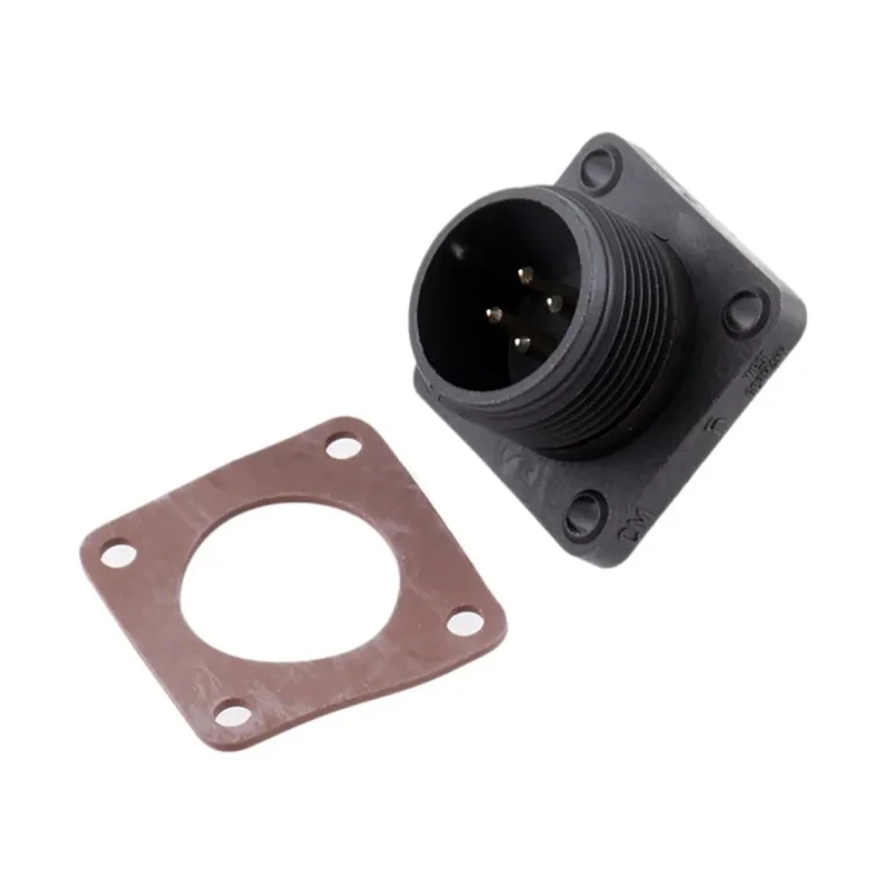 Hirschmann Circular Connector CM Copper Straight 4 Way Panel Mount MIL Spec Circular Connector 932449100 CM 02 E 14S-2 P