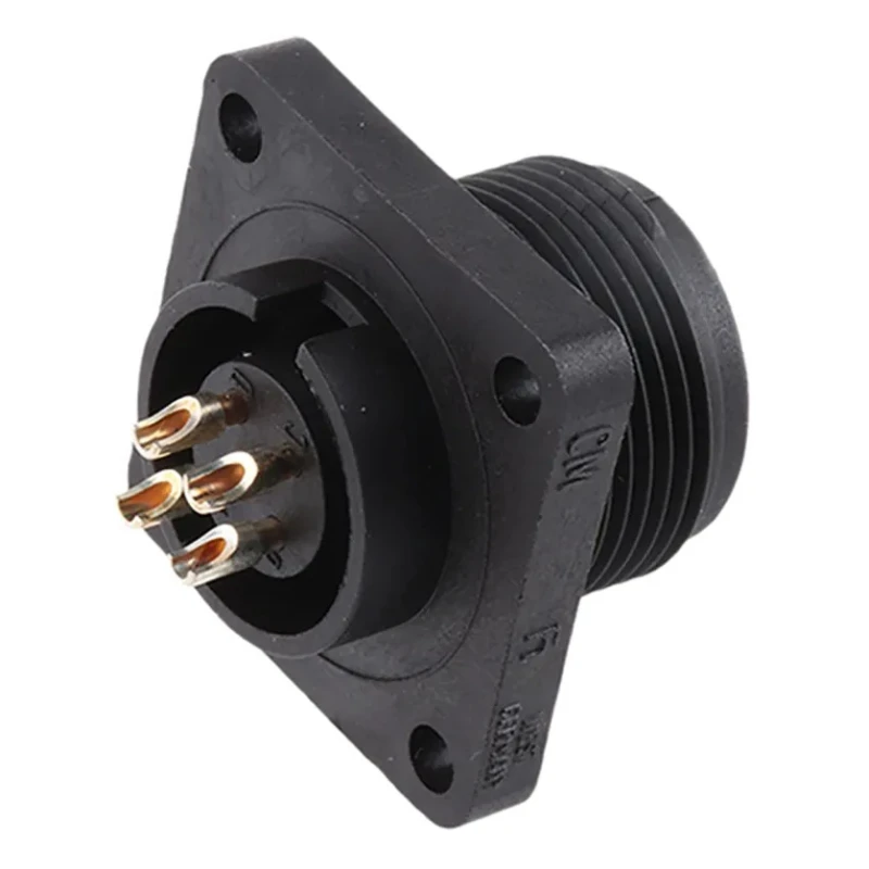 Hirschmann Circular Connector CM Copper Straight 4 Way Panel Mount MIL Spec Circular Connector 932449100 CM 02 E 14S-2 P