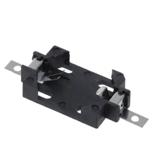 RS PRO High Temperature Thermoplastic 2032 Battery Holder Leaf Spring Through Hole Mount BH-49E 237-8320