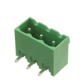 RS PRO Euro Blocks Series Pluggable Terminal Block, 3-Contact, 5 mm Pitch, 1 Row, 15A, 300V, Polyamide Housing 237-8526