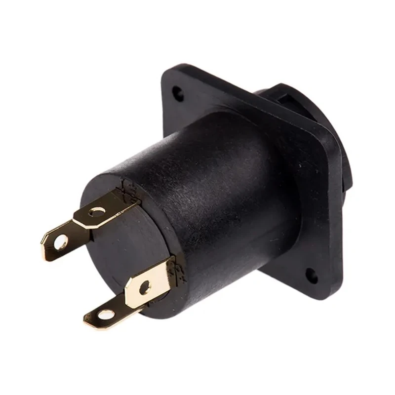RS PRO Straight Panel Loudspeaker Connector 4 Way Female Black 20A Screw Termination 171-118