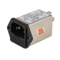 RS PRO IEC Filter 250V 10A Screw Mount 2 Fuse Faston Termination 237-8654