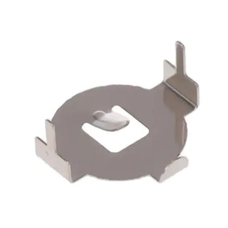 RS PRO Battery Clip Leaf Spring Holder for CR1220 Coin Cell, Phosphor Bronze, Through Hole Mount CR1220
