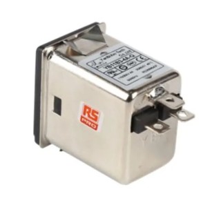 RS PRO 250V 4A Chassis IEC Filter 2 Pole Quick Connect 237-8663
