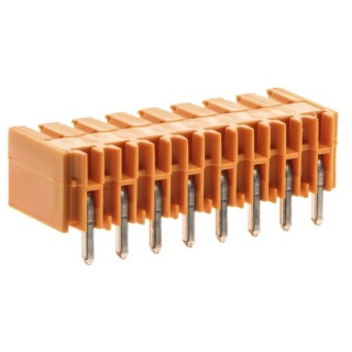 Weidmüller OMNIMATE SL Series Pluggable Terminal Block 8-Contact 3.5 mm Pitch 1 Row 320V 17A Polybutylene 1605130000